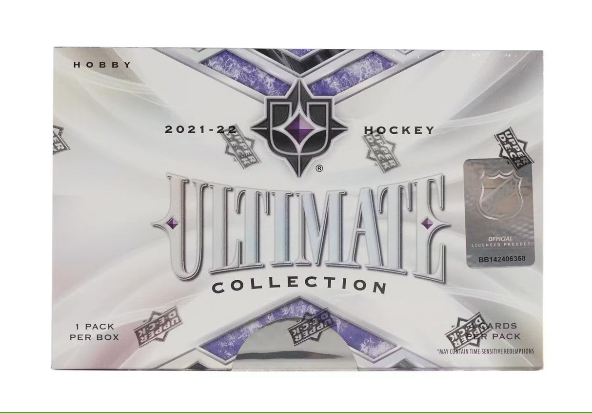 2021-22 Upper Deck Ultimate Collection Hockey Hobby Box