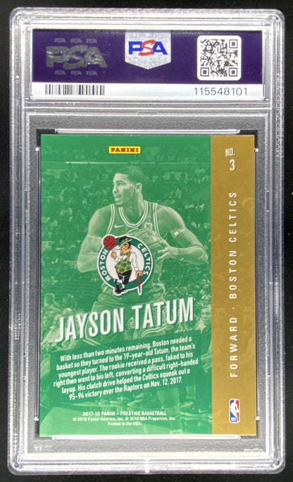2017 Panini Prestige Jayson Tatum #3 trading card