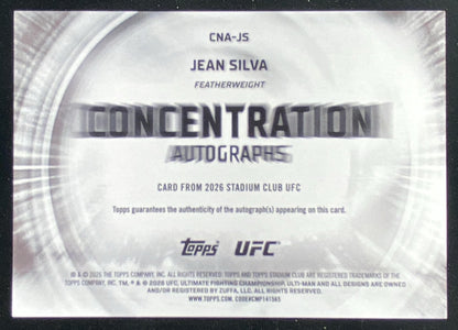 2026 Topps UFC Stadium Club Jean Silva trading card