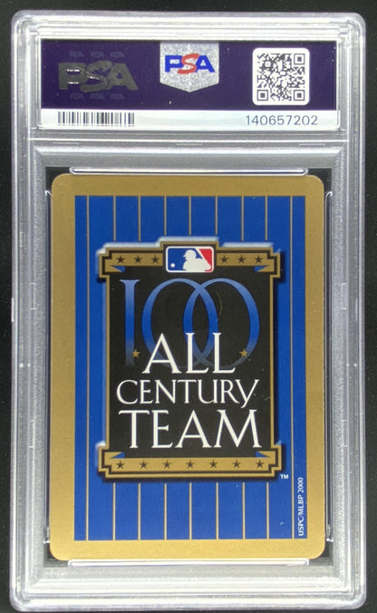 2000 US Playing Cards Josh Gibson graded PSA 9 trading card