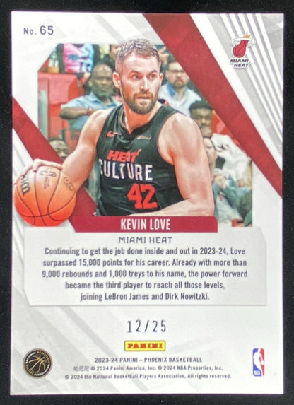 2023 Panini Phoenix Kevin Love #65 trading card