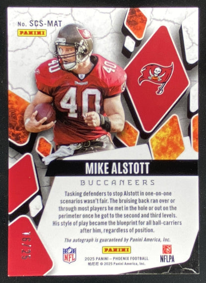 2025 Panini Phoenix Mike Alstott #SCS-MAT trading card