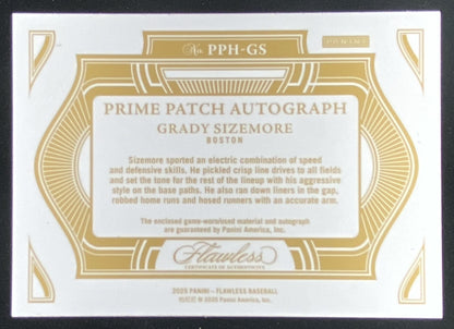 2025 Panini Flawless Grady Sizemore trading card