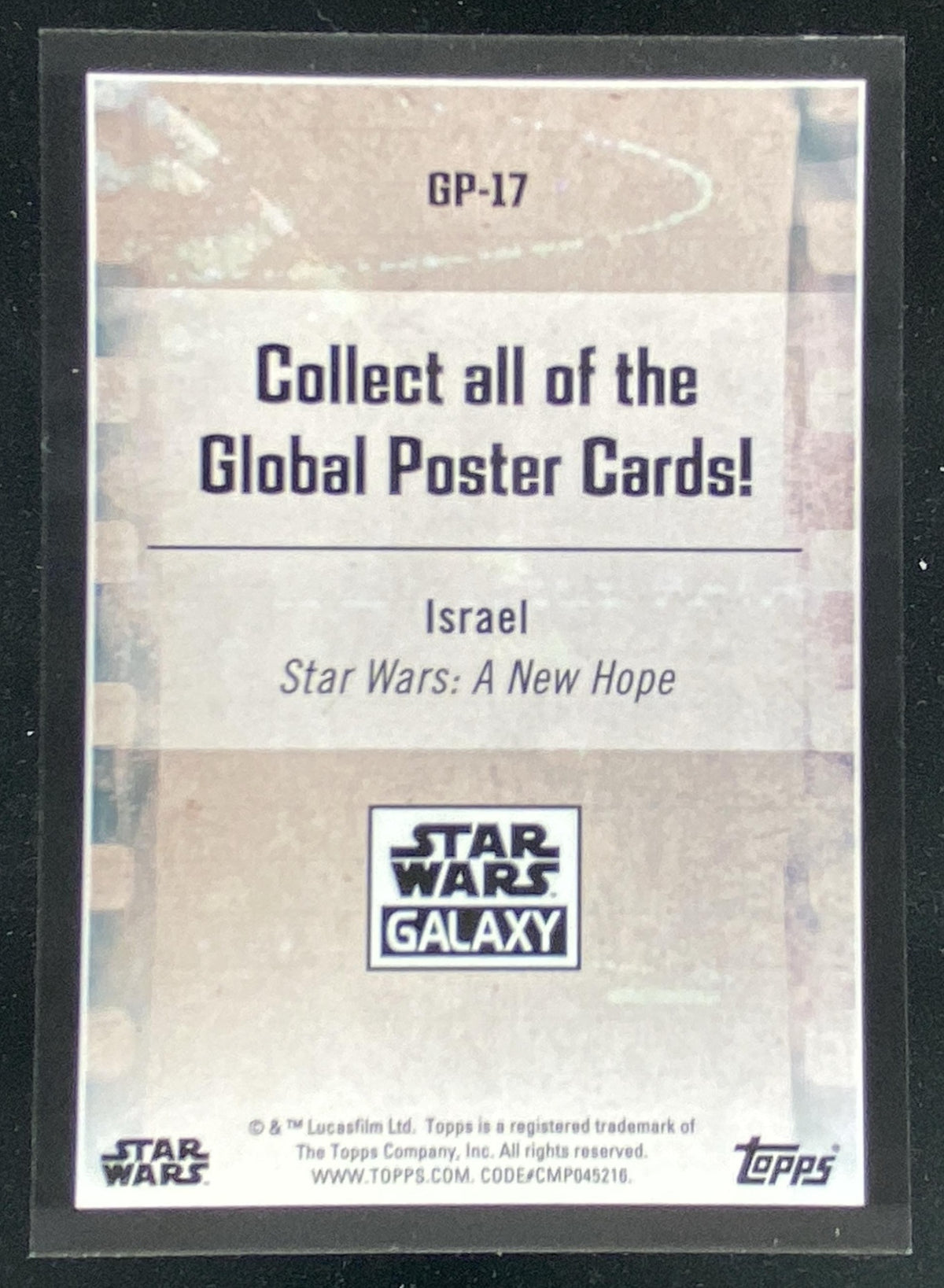 2021 Topps Chrome Star Wars Galaxy A New Hope trading card