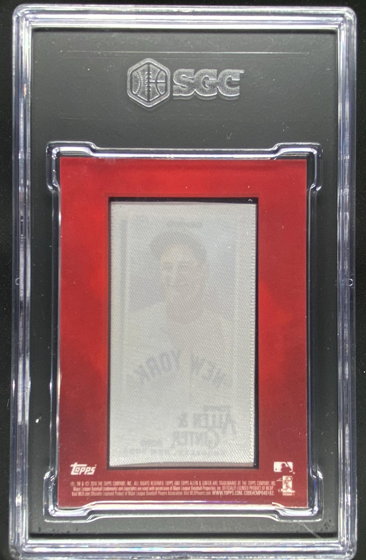2020 Topps Allen & Ginter Lou Gehrig graded SGC 8 trading card