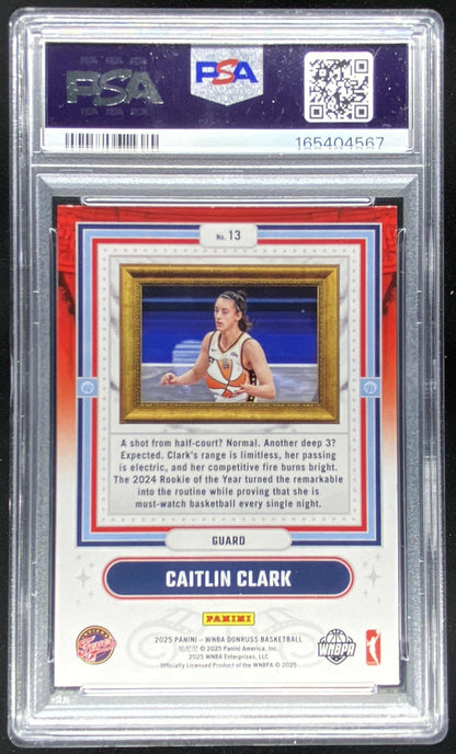 2025 Panini Donruss WNBA Caitlin Clark #13 trading card