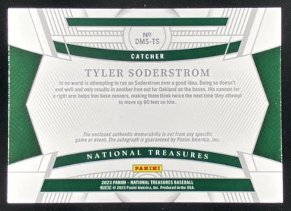 2023 Panini National Treasures Tyler Soderstrom #DMS-TS trading card