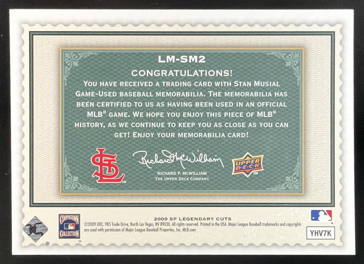 2009 SP Legendary Cuts Stan Musial Jersey /88