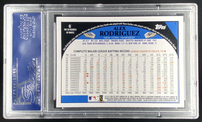 2009 Topps Alex Rodriguez #1 graded PSA 10 trading card