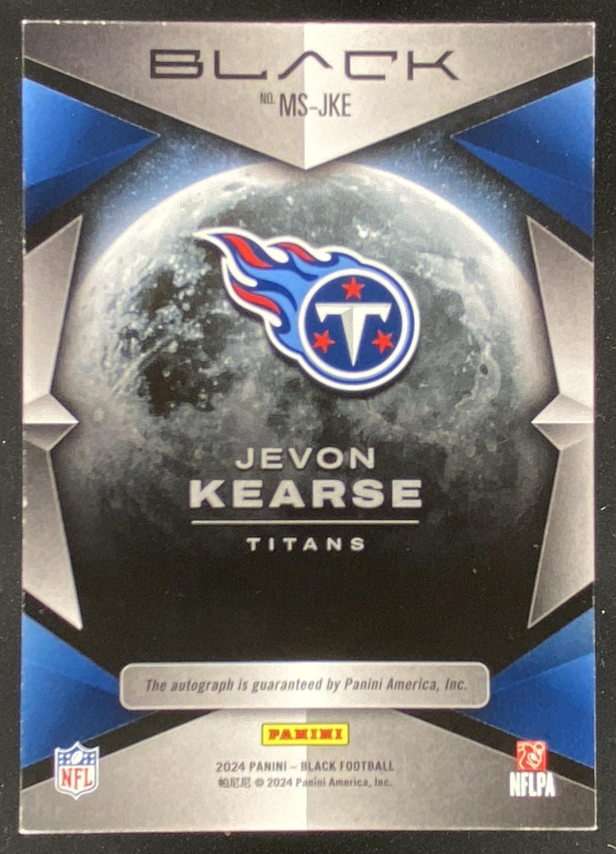2024 Panini Black Jevon Kearse trading card