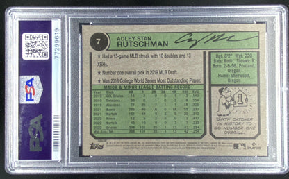 2023 Topps Heritage Adley Rutschman #7 trading card
