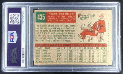 1959 Topps Frank Robinson #435 graded PSA 4 trading card