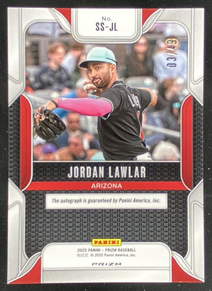 2025 Panini Prizm Jordan Lawlar #SS-JL trading card