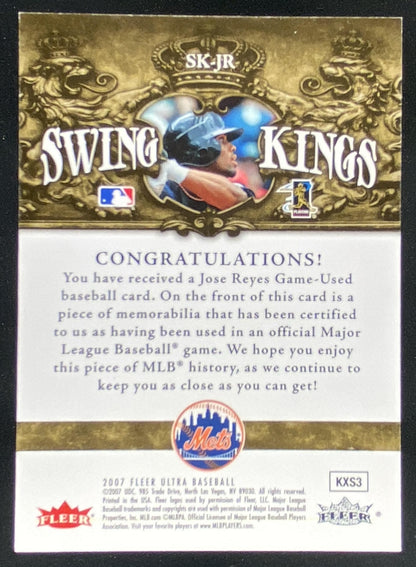 2007 Fleer Ultra Jose Reyes #SK-JR trading card