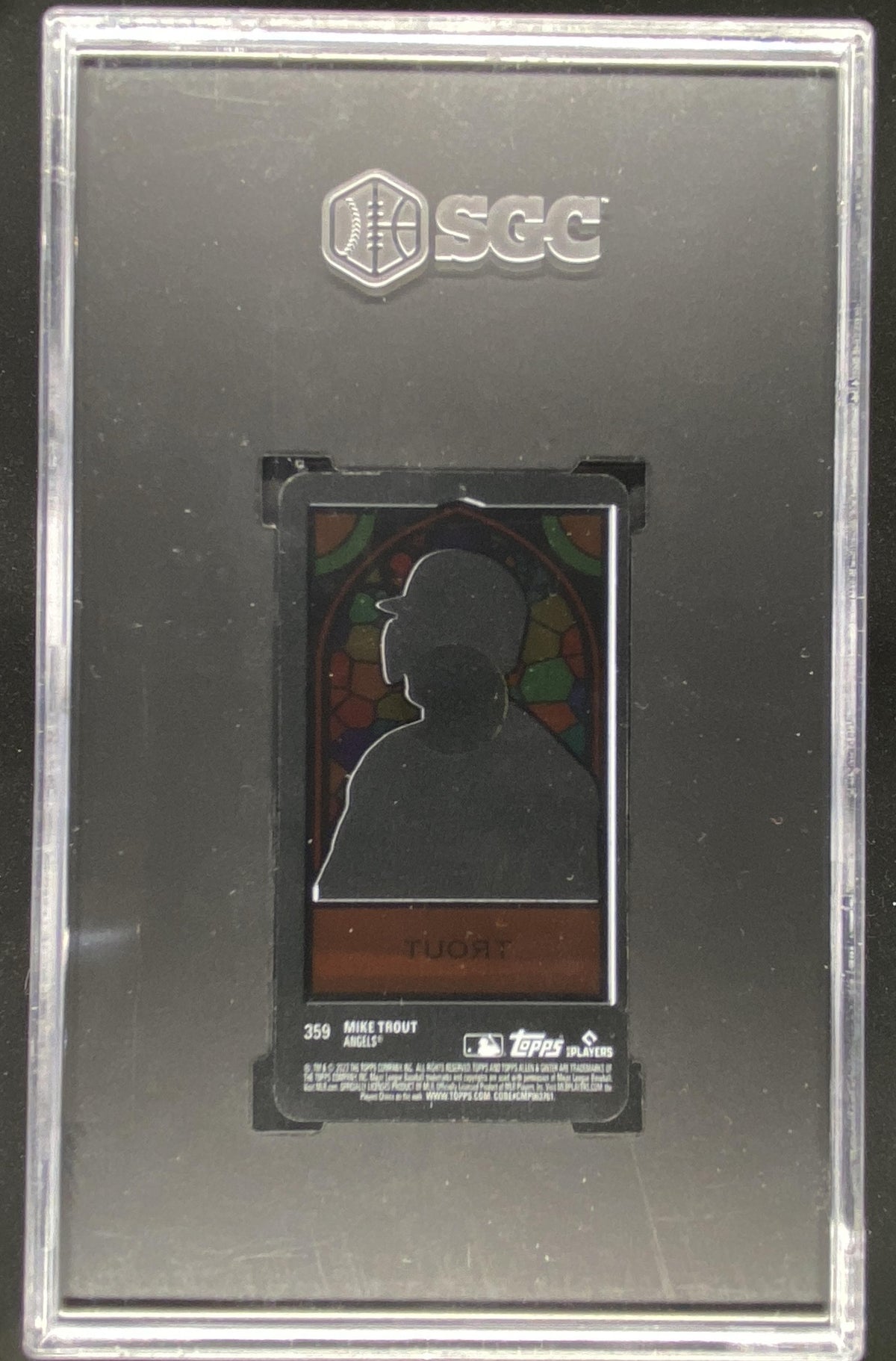 2023 Topps Allen & Ginter Mike Trout #359 graded SGC 8.5 trading card