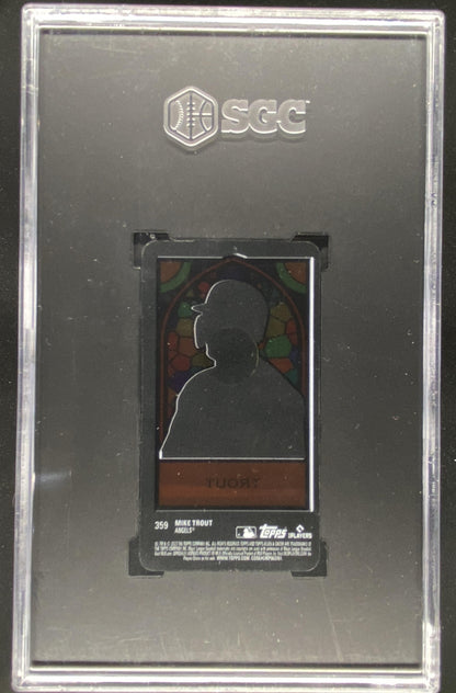 2023 Topps Allen & Ginter Mike Trout #359 graded SGC 8.5 trading card
