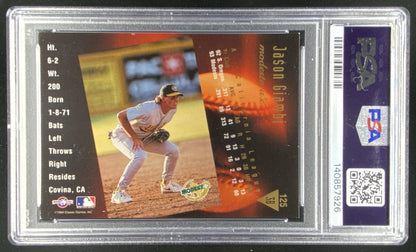 1994 Classic Best Gold Jason Giambi PSA authenticated autograph graded 10 trading card