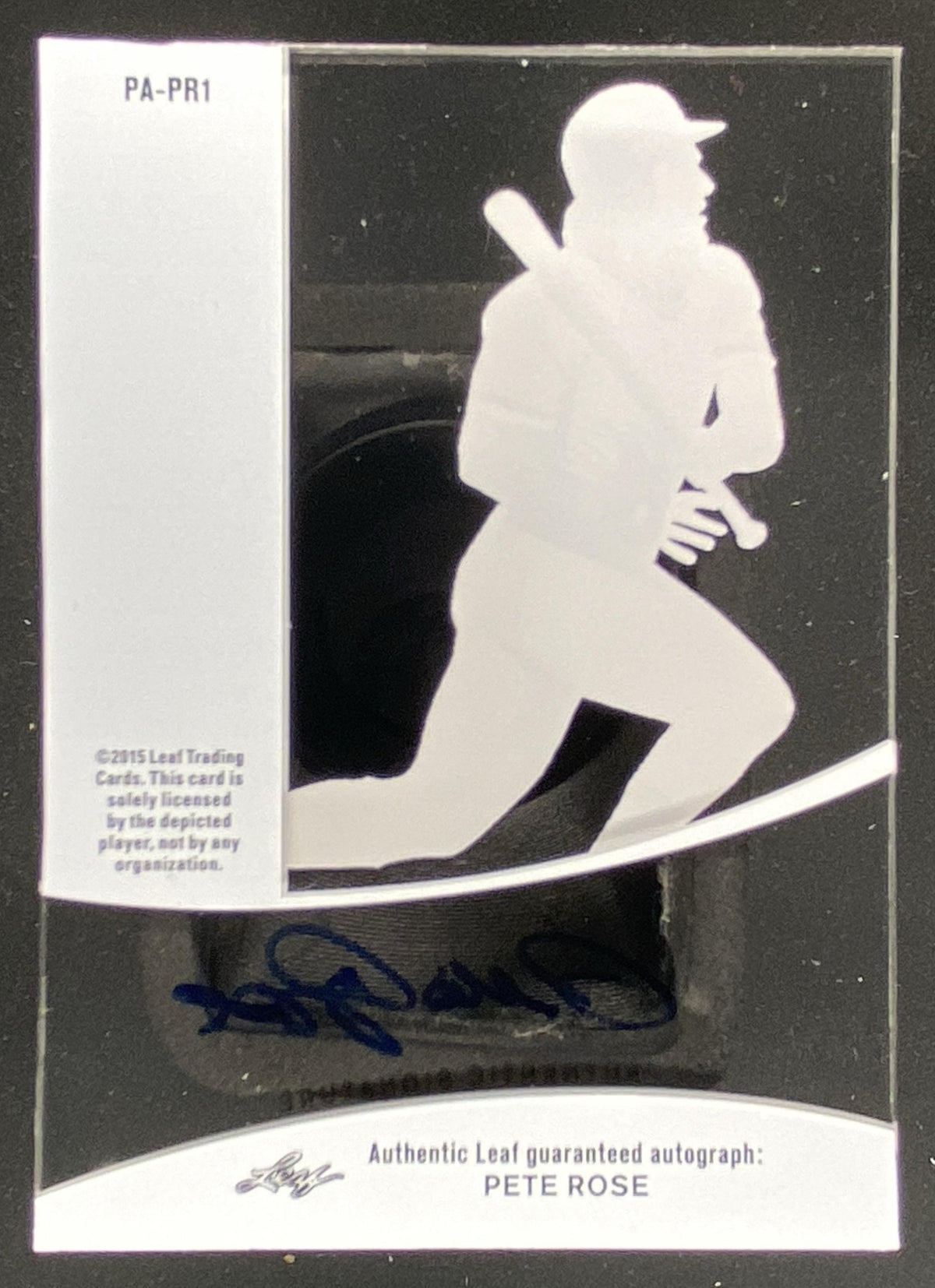 2015 Leaf Q Pete Rose #PA-PR1 trading card