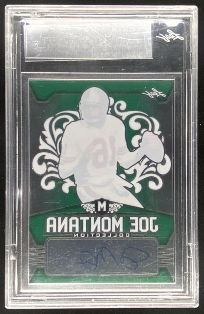 2020 Leaf Metal Collection Joe Montana trading card