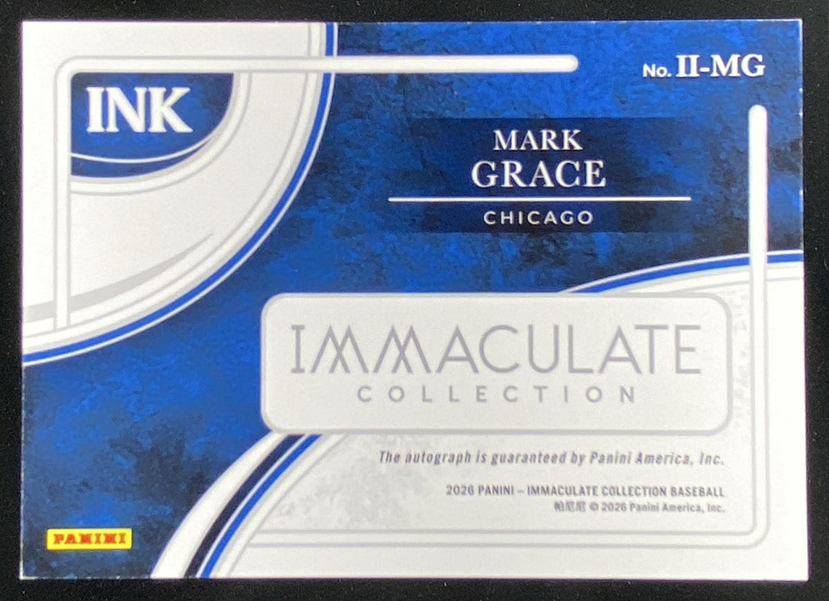 2026 Panini Immaculate Collection Mark Grace #II-MG trading card