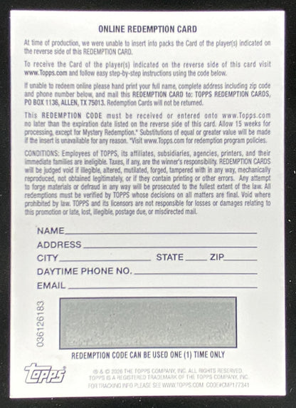2026 Topps Update JJ Wetherholt #91AU-JJ trading card