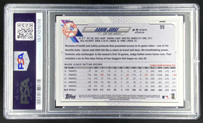 2021 Topps Chrome Aaron Judge #99 trading card