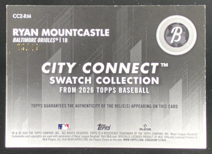 2026 Topps Series 2 Ryan Mountcastle #CC2-RM trading card