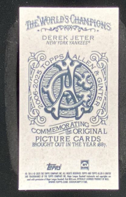 2025 Topps Allen & Ginter Derek Jeter trading card