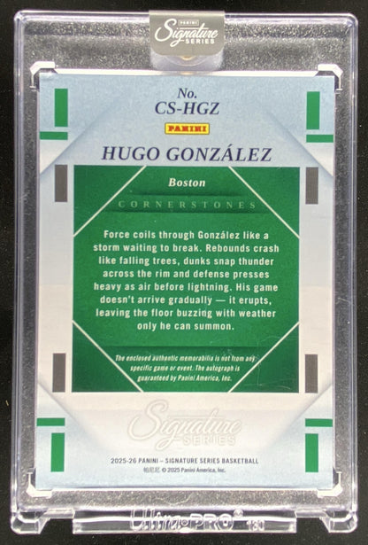 2025 Panini Signature Series Hugo Gonzalez trading card