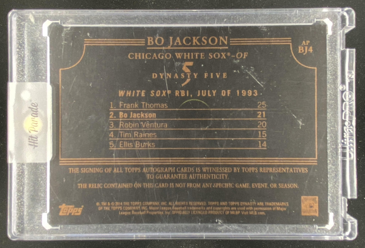 2014 Topps Dynasty Bo Jackson #AP-BJ4 trading card