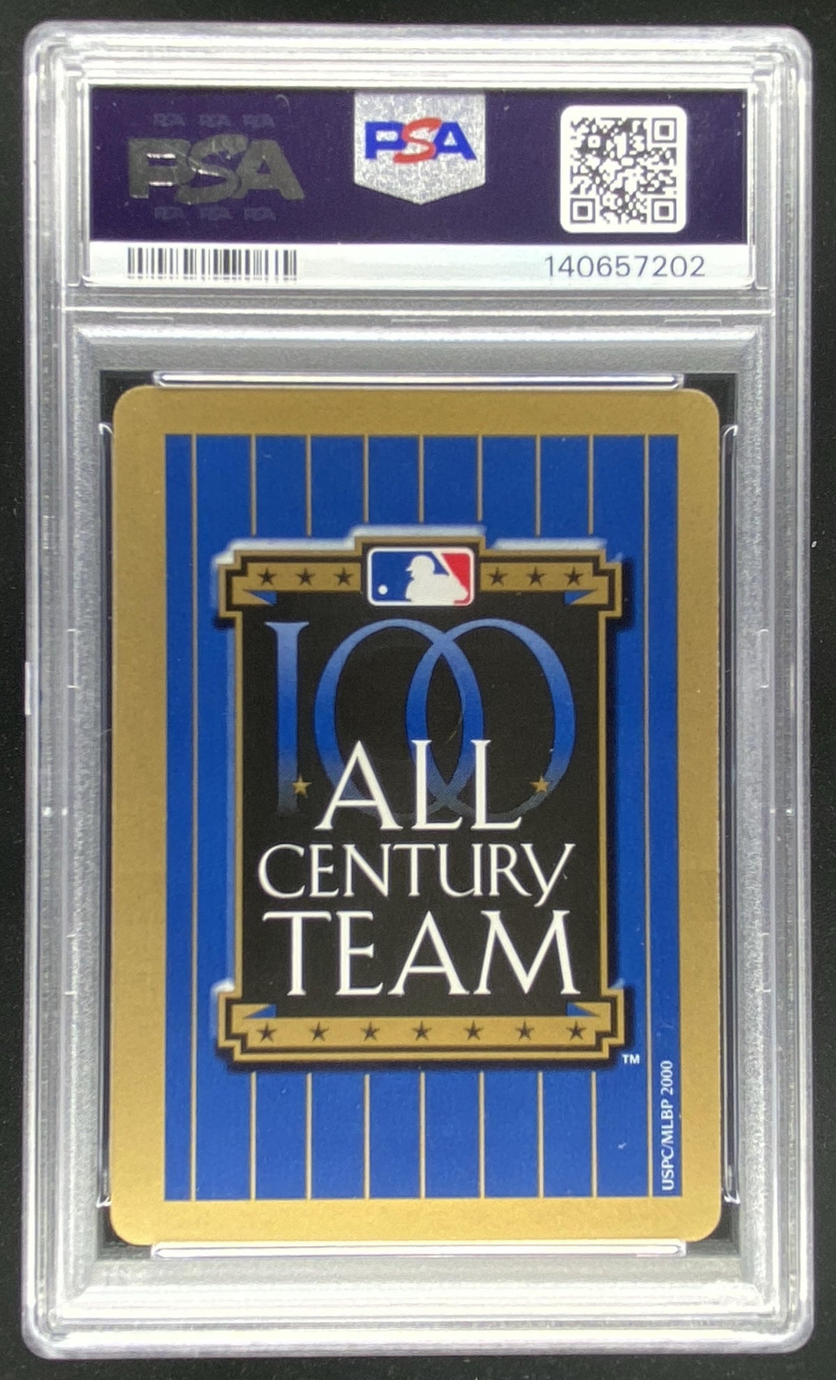 2000 US Playing Cards Walter Johnson graded PSA 10 trading card