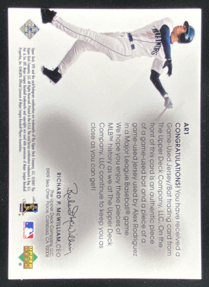 2001 SPx Alex Rodriguez #AR1 trading card