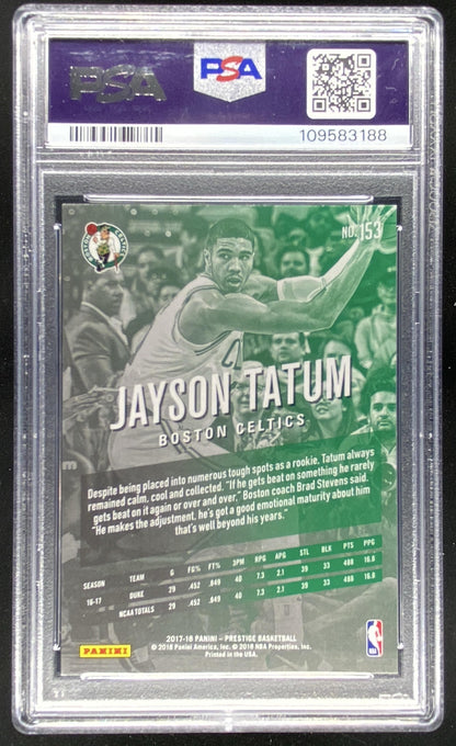 2017 Panini Prestige Jayson Tatum #153 trading card