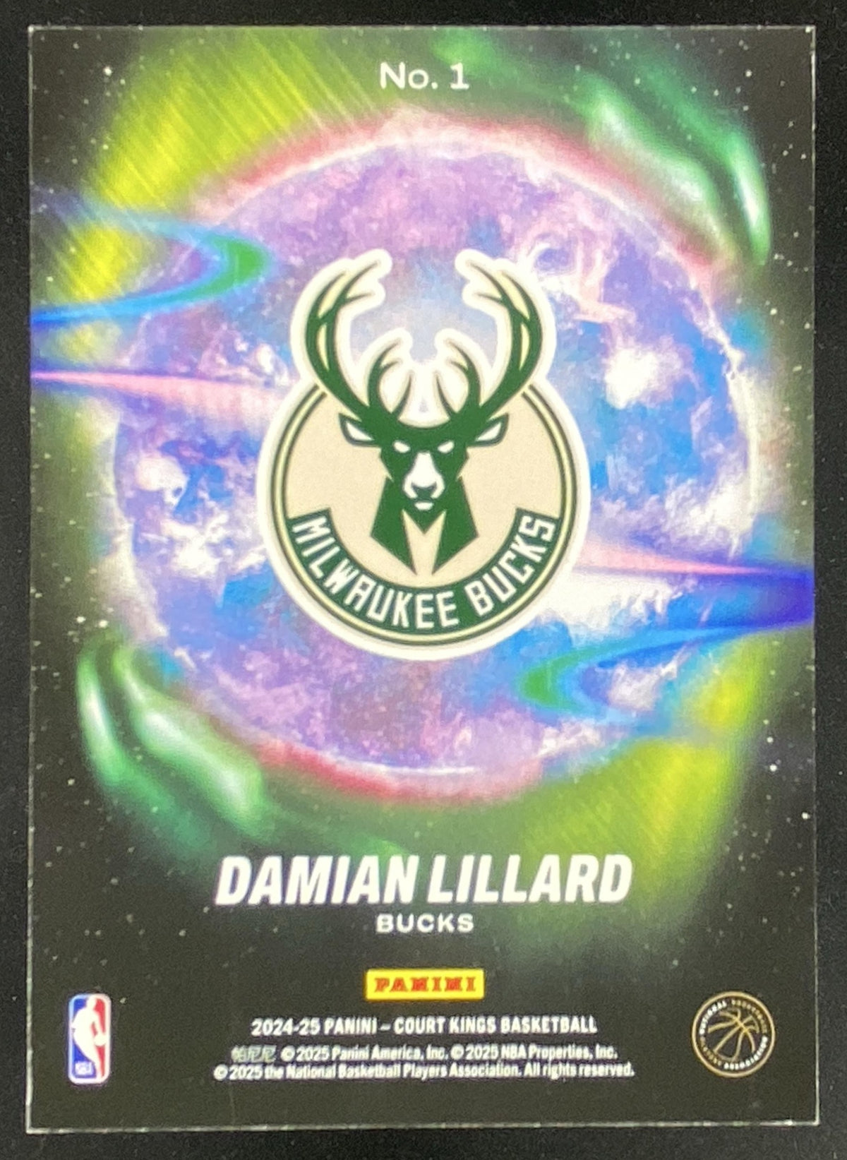 2024 Panini Court Kings Damian Lillard #1 trading card
