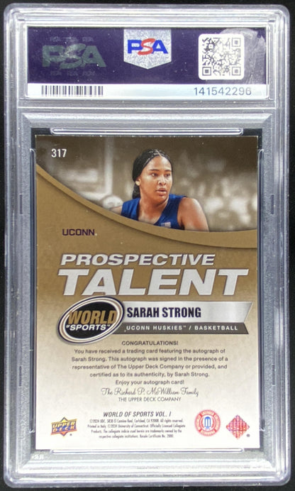 2025 Upper Deck World of Sports Vol. 1 Sarah Strong #317 trading card