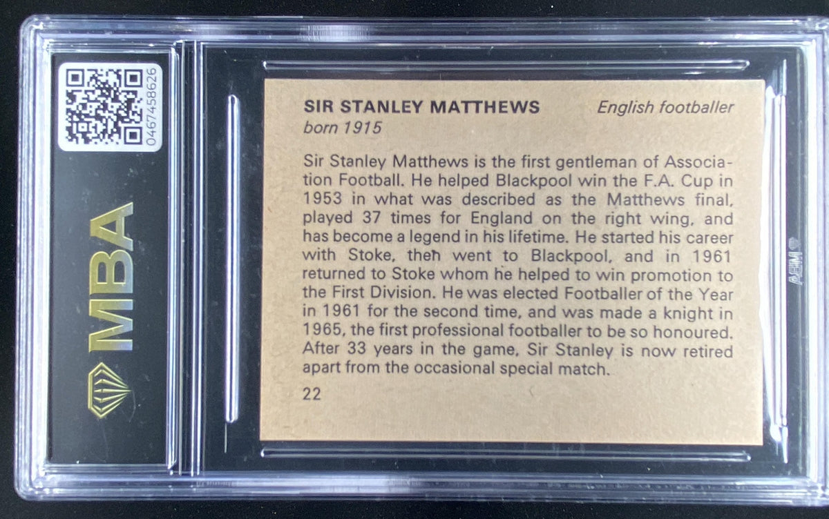 1965 Bancroft Tiddlers Giants of Sport Mickey Mantle graded MBA 8 trading card