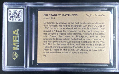 1965 Bancroft Tiddlers Giants of Sport Mickey Mantle graded MBA 8 trading card