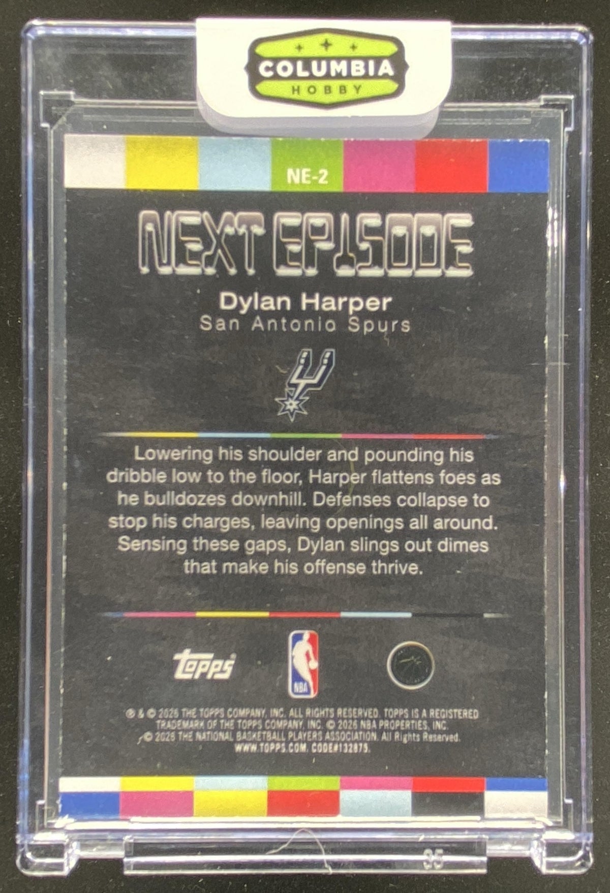 2025 Topps Hoops Dylan Harper trading card