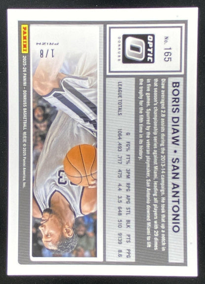 2025 Panini Donruss Boris Diaw #165 trading card
