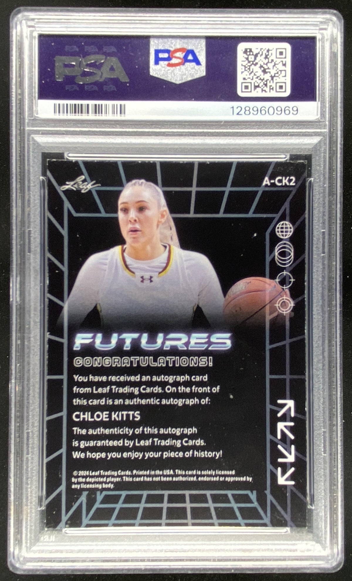 2024 Leaf Futures Multi-Sport Chloe Kitts #ACK2 trading card