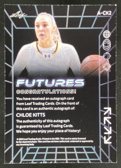 2024 Leaf Futures Multi-Sport Chloe Kitts #A-CK2 trading card