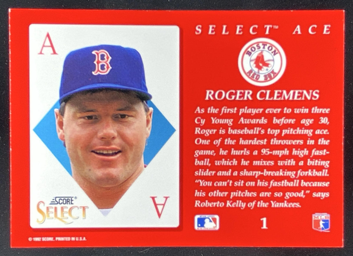 1993 Score Select Roger Clemens #1 trading card