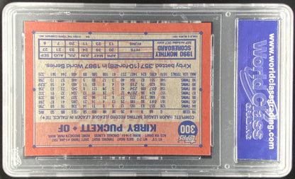 1991 Topps Kirby Puckett #300 graded WCG 10 trading card