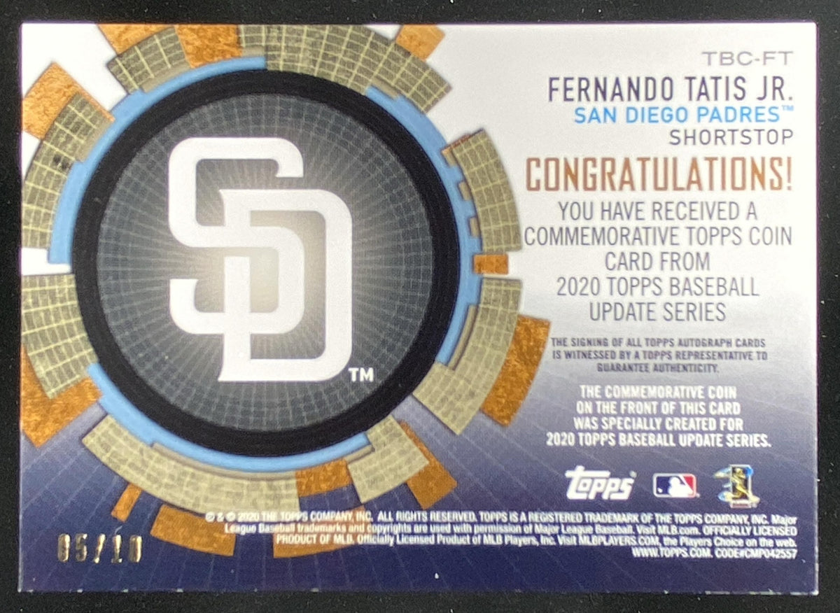 2020 Topps Update Fernando Tatis Jr. #TBC-FT trading card