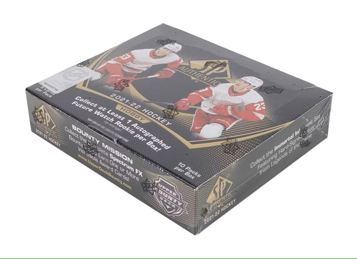 2021-22 Upper Deck SP Authentic Hockey Hobby Box