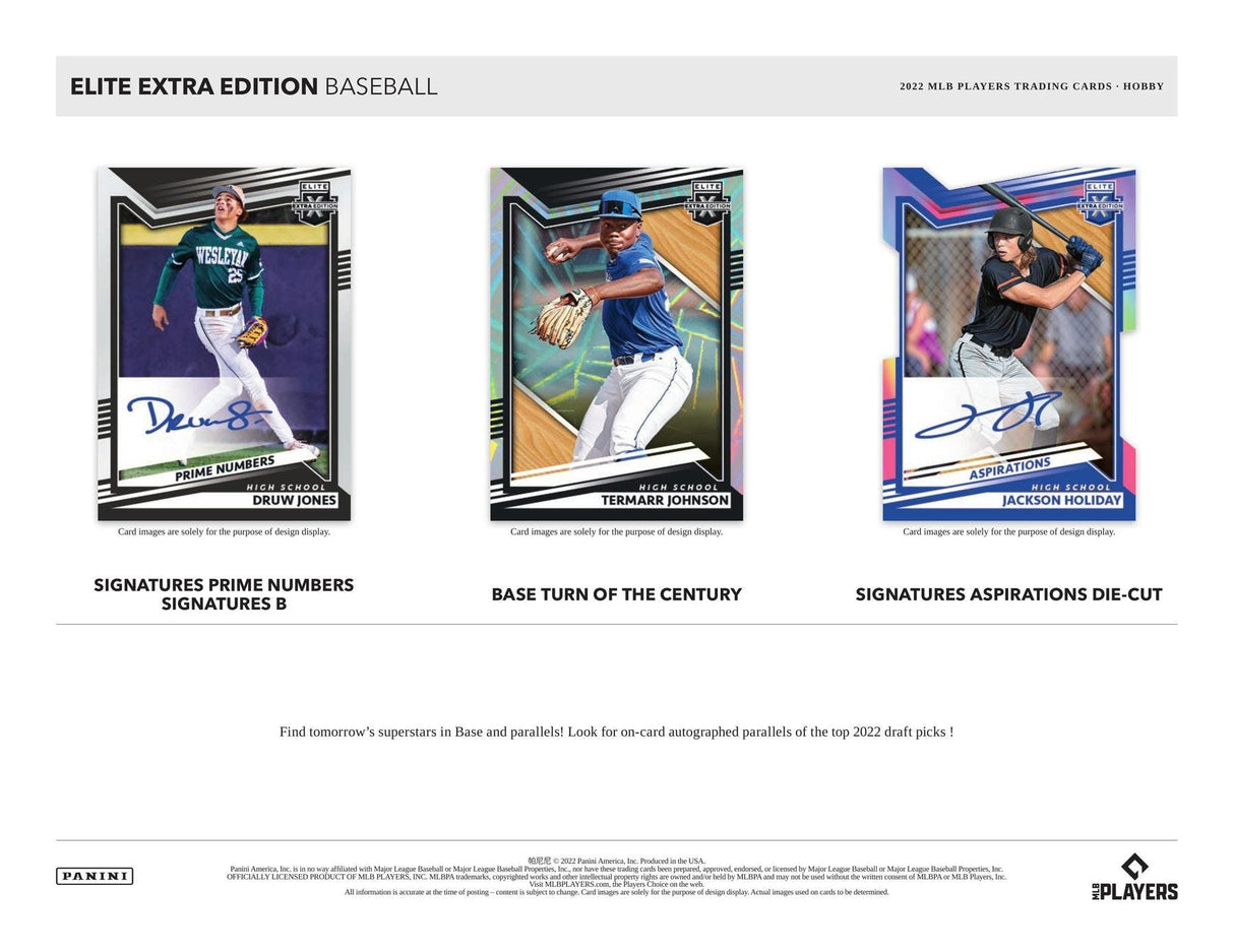 2022 Panini Elite Extra Edition Baseball Box