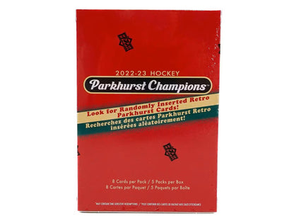 2022/23 Upper Deck Parkhurst Champions Hockey 5-Pack Blaster Box