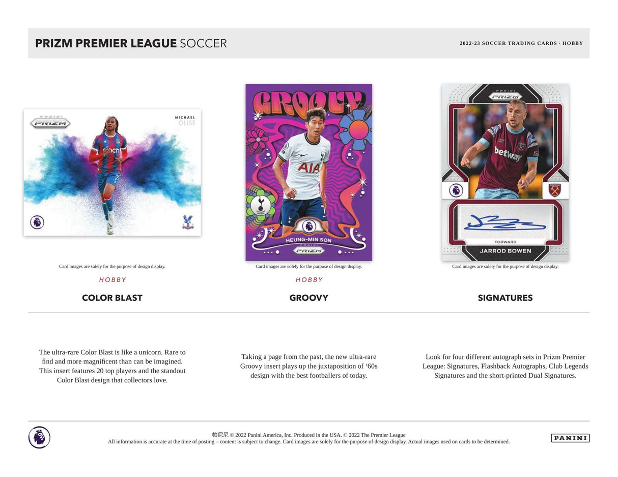 2022-23 Panini Prizm EPL Soccer Hobby