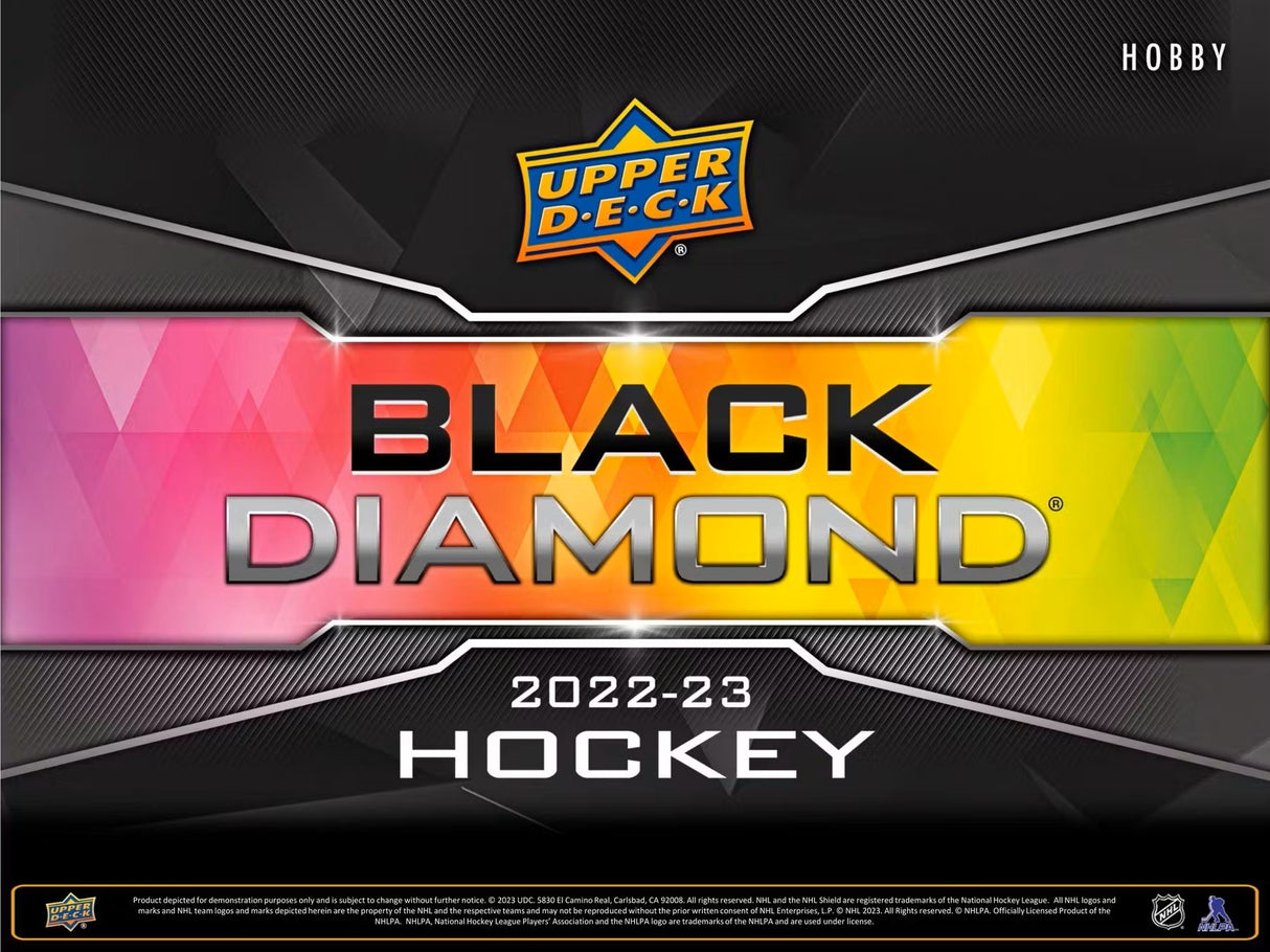 2022-23 Upper Deck Black Diamond Hockey Hobby Box