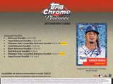 2022 Topps Chrome Platinum Anniversary Baseball 8-Pack Blaster Box